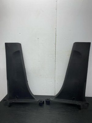 2023-2025 Honda Pilot Black Lower B-Pillar Trim Cover Panel Set (Used OEM)
