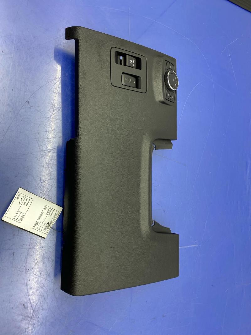 2018-2021 Ford Expedition Ebony (Black) Knee Trim Panel with Headlamp and Multi-Function Switches - Front (Used OEM)