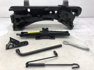 2017-2020 Jaguar F-Pace Emergency Spare Tire Scissor Jack and Tool Kit (Used OEM)
