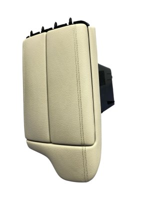2021-2024 Genesis GV80 Beige Center Console Armrest Compartment Lid with Air Vent - Rear (Used OEM)
