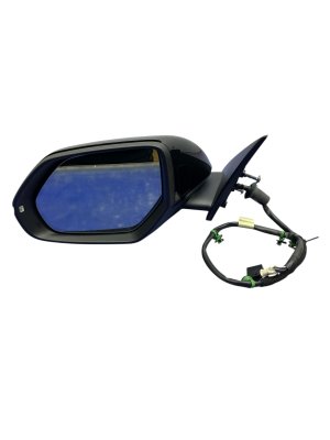 2019-2025 Audi Q8 Black Power Folding Door/Side View Mirror - Front, Left (Driver) (Used OEM)
