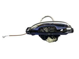2021-2025 Mercedes-Benz C280 Black Exterior Door Handle with Latch and Chrome Trim - Rear, Right (Passenger) (Used OEM)