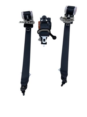 2017-2020 INFINITI QX80 Black 3rd Row Seat Belt Assembly Set - Rear (Used OEM)