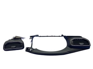2020-2025 Ford Explorer Black Bumper Air Vent Grille with Trim Bezel Set - Front (Used OEM)
