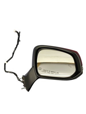 2020-2024 Toyota Highlander Red Manual Folding Door/Side View Mirror - Front, Right (Passenger) (Used OEM)