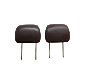 2017-2022 Ford F-550 Super Duty Brown Seat Headrest Set - Front, Right (Passenger) (Used OEM)