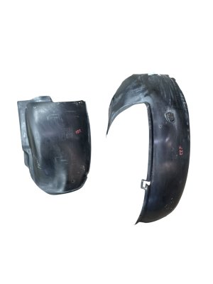 2009-2012 Porsche 911 Forward and Rearward Inner Fender Liner Set - Rear, Right (Passenger) (Used OEM)