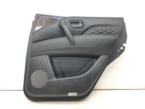 2018-2021 INFINITI QX80 Black Door Interior Trim Panel with Technology Package - Rear, Right (Passenger) (Used OEM)