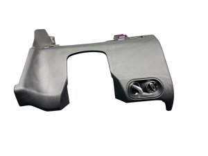 2015-2018 Porsche Macan Black Lower Knee Bolster Trim Panel with Light Control Switch - Front (Used OEM)