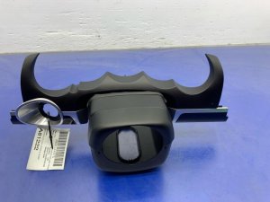 2011-2018 Porsche Cayenne Black Steering Column Upper and Lower Cover Trim Panel with Instrument Trim (Used OEM)