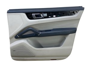 2019-2023 Porsche Cayenne Blue Door Interior Trim Panel with Bose Audio and Ambient Lighting - Front, Right (Passenger) (Used OEM)