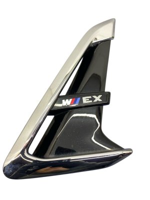 2020-2024 BMW X3 Black Fender M Sport Emblem Badge - Front (Used OEM)