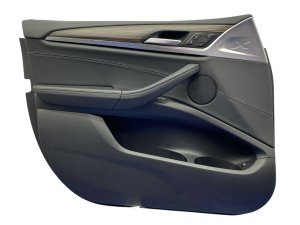 2018-2024 BMW X3 Black Door Interior Trim Panel - Front, Left (Driver) (Used OEM)