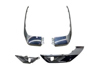 2022-2025 Mitsubishi Outlander Silver Bumper Moulding Trim Set - Front (Used OEM)
