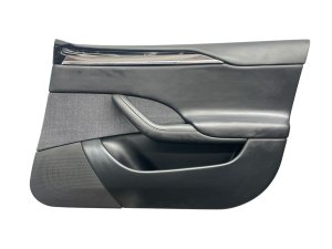  Tesla Model s Black Door Interior Trim Panel - Front, Right (Passenger) (Used OEM)