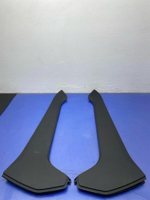 2019-2025 Porsche Cayenne Black Center Console Side Trim Cover Panel Set (Used OEM)