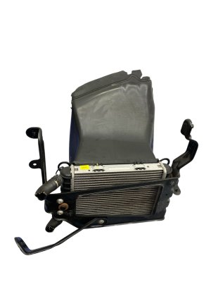 2017-2019 Audi Q7 Auxiliary Cooling Radiator with Bracket and Air Duct - Left (Driver) (Used OEM)
