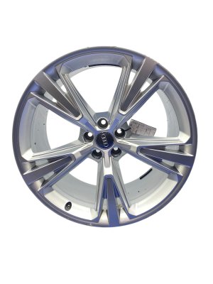 2019-2023 Audi Q8 Silver 21x10 5-Spoke Silver Painted Alloy Wheel (Used OEM)