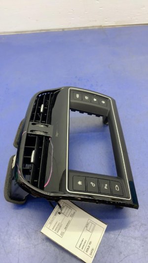 2017-2020 Jaguar F-Pace Center Console Trim Panel with A/C Vents and Switches (Used OEM)