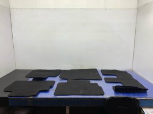 2020-2025 Kia Telluride Black Front and Rear Carpet Floor Mat Set (Used OEM)