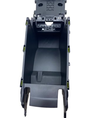 2023-2024 Fisker Ocean Black Center Console Storage Panel with Vent Pipe - Rear (Used OEM)