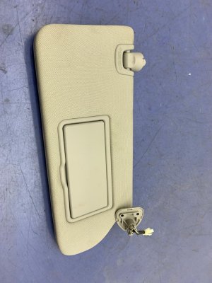 2019-2024 Nissan Murano Black Illuminated Sun Visor with Mirror - Front, Right (Passenger) (Used OEM)