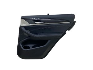 2018-2024 BMW X3 Black Door Interior Trim Panel - Rear, Right (Passenger) (Used OEM)