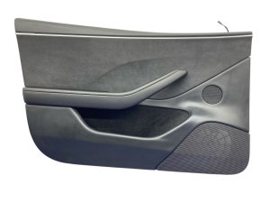  Tesla Model 3 Black Door Interior Trim Panel - Front, Left (Driver) (Used OEM)