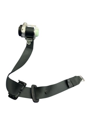2016-2020 Lexus GS F Black Seat Belt Assembly - Rear, Right (Passenger) (Used OEM)