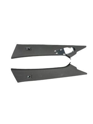 2023-2024 Fisker Ocean Black A-Pillar Trim Cover Panel Set - Front (Used OEM)