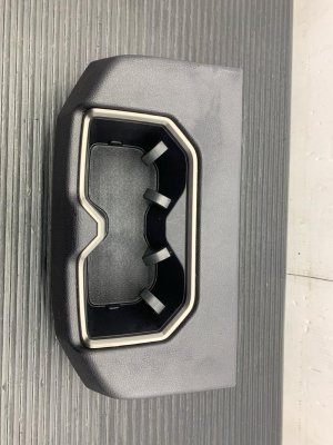 2023-2025 Toyota Sequoia Front Center Console Trim Bezel - Rear (Used OEM)