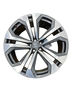 2019-2022 Audi Q8 Gray 22x10 5 Double-Spoke Alloy Wheel (Used OEM)
