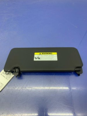 2022-2024 Hyundai Santa Cruz Black Sun Visor - Front, Right (Passenger) (Used OEM)