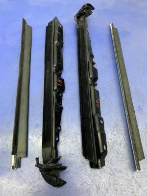 2015-2021 BMW M235i Window Channel Seal Trim Set - Rear (Used OEM)