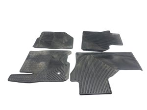 2019-2022 Chevrolet Silverado 1500 Black WeatherTech Rubber Floor Mat Set (Used OEM)