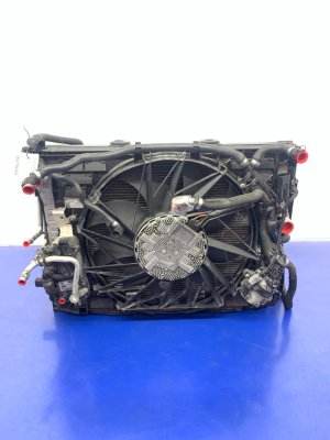 2011 BMW 528i A/C Condenser Radiator Cooling Fan Assembly (Used OEM)