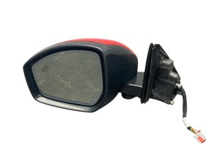 2018-2023 Jaguar E-Pace Red Power Folding Blind Spot Door/Side View Mirror - Front, Left (Driver) (Used OEM)