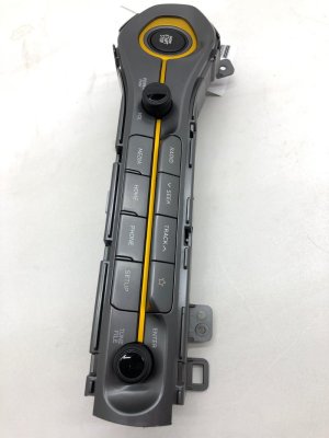 2019-2021 Hyundai Veloster Yellow Radio Control Panel (Used OEM)