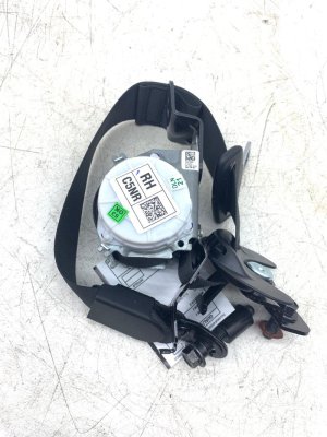 2020-2025 Hyundai Palisade Black 2nd Row Seat Belt Assembly - Rear, Right (Passenger) (Used OEM)