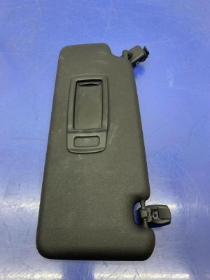 2016-2022 BMW X1 Black Sun Visor - Front, Right (Passenger) (Used OEM)