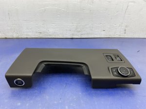2018-2021 Ford Expedition Black Lower Dash Knee Bolster Trim Panel with Headlight and Control Switches - Front (Used OEM)