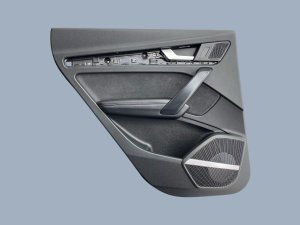 2018-2024 Audi SQ5 Black Door Interior Trim Panel - Rear, Left (Driver) (Used OEM)