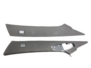 2023-2024 Fisker Ocean Black A-Pillar Trim Cover Set - Front (Used OEM)