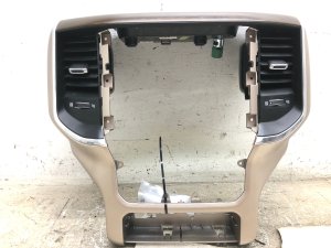 2019-2024 Ram 1500 Center Dash Trim Panel with A/C Vents - Front (Used OEM)