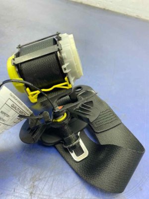 2022-2023 Genesis GV70 Black Seat Belt Assembly - Rear, Left (Driver) (Used OEM)