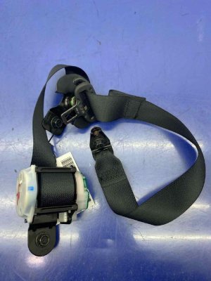2022-2023 Hyundai Santa Cruz Black Seat Belt Assembly - Rear, Left (Driver) (Used OEM)