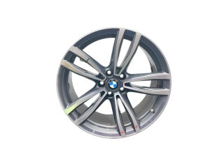 2021-2022 BMW 750i Gray 19x8.5 5 Double-Spoke Machined Alloy Wheel (Used OEM)