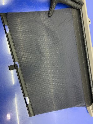 2011-2020 Toyota Sienna Quarter Glass Window Shade - Rear, Left (Driver) (Used OEM)