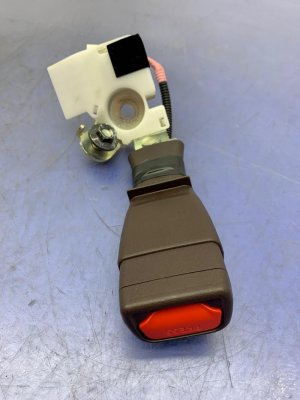 2018-2020 Lexus LS500 Brown Seat Belt Buckle - Rear, Left (Driver) (Used OEM)