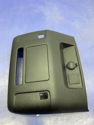2018-2020 INFINITI QX80 Front Center Console Gear Shifter and Cup Holder Bezel - Rear (Used OEM)